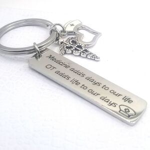 medical stainless steel keychain 